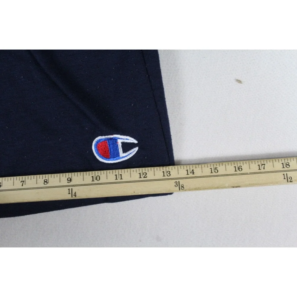 Champion Men Blue Sweat Shorts Casual Fleece Authentic Athleticwear Size XL
